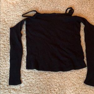 LNA SWEATER - Off the shoulder/long sleeve